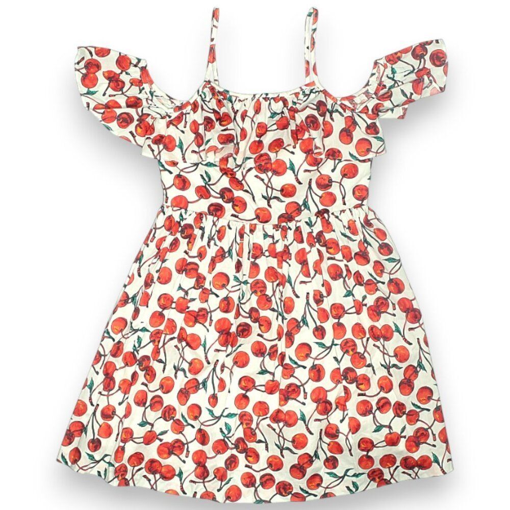 NWT Milly Minis Girls Cherry Eden Cold Shoulder Summer Bella Dress Size 12